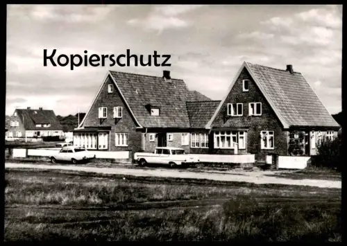 ÄLTERE POSTKARTE SYLT WENNINGSTEDT PENSION HAUS ELKE HEINZ UND GISELA WIEGELMANN AK Ansichtskarte cpa postcard
