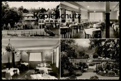 ÄLTERE POSTKARTE KÖPPERN IM TAUNUS HOTEL PENSION HISTORISCHE LOCHMÜHLE Friedrichsdorf AK cpa postcard Ansichtskarte