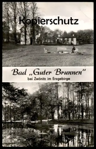 ÄLTERE POSTKARTE BAD GUTER BRUNNEN BEI ZWÖNITZ ERZGEBIRGE Sachsen postcard AK