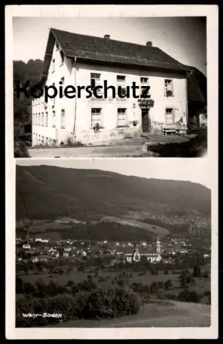 ALTE POSTKARTE WEHR GASTHAUS ZUR SONNE TOTALANSICHT erkennbar Schild Staatsbrauerei verm. Rothaus Ansichtskarte cpa AK