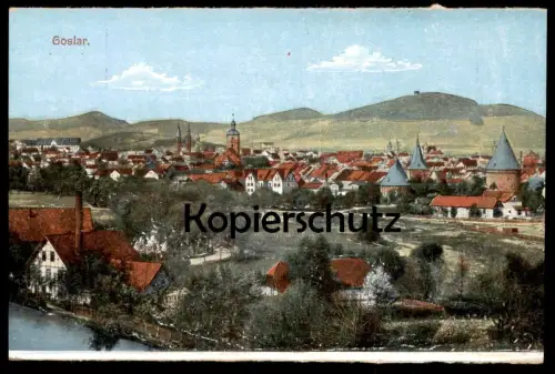 ALTE POSTKARTE GOSLAR GESAMTANSICHT Total Totalansicht Ansichtskarte AK postcard cpa