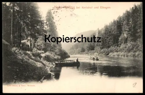 ALTE POSTKARTE HANS HEILING BEI KARLSBAD UND ELBOGEN Karlovy Vary Ceska Republika Tschechien cpa postcard AK