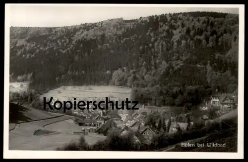 ALTE POSTKARTE HÖFEN BEI WILDBAD TOTALANSICHT Baden-Württemberg AK Ansichtskarte cpa postcard