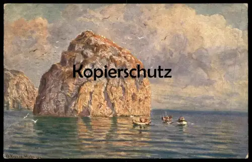 ALTE KÜNSTLER POSTKARTE NORDISCHER VOGELSBERG MARINE MALER KUNSTVERLAG PORTA DRESDEN KRAUSE-WICHMANN Ansichtskarte AK