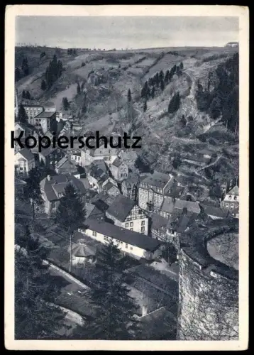 ALTE POSTKARTE MONSCHAU EIFEL BLICK VON DER NEUEN STRASSE Montjoie AK Ansichtskarte cpa postcard