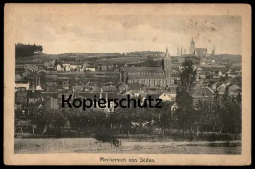 ALTE POSTKARTE MECHERNICH EIFEL VON SÜDEN cpa Ansichtskarte postcard AK