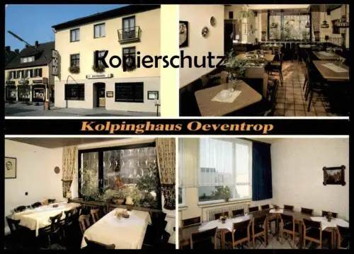 ÄLTERE POSTKARTE KOLPINGHAUS OEVENTROP INHABER P. BURKERT ARNSBERG 2 Kolping Ansichtskarte AK cpa postcard