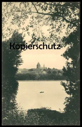 ALTE POSTKARTE RATZEBURG BLICK AUF DIE KIRCHE SCHLESWIG-HOLSTEIN cpa postcard AK Ansichtskarte