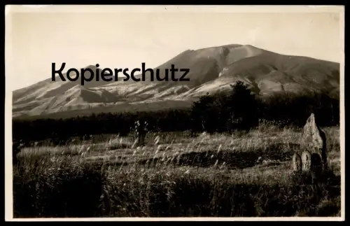 ALTE POSTKARTE KARUIZAWA TSUCHIYA 1940 NAGANO Monument Bashyo ? VULKAN Vulcan volcano volcan postcard cpa Ansichtskarte