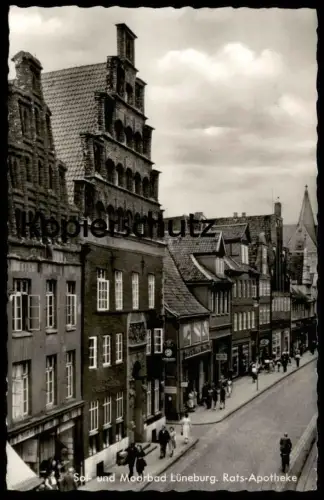 ÄLTERE POSTKARTE LÜNEBURG RATS-APOTHEKE Ratsapotheke pharmacy pharmacie M. Sieben Ansichtskarte AK cpa postcard