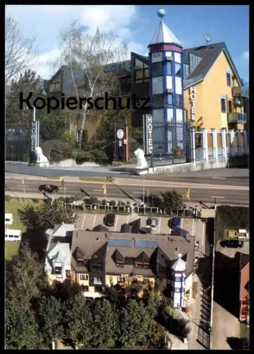 POSTKARTE EUSKIRCHEN DESIGN HOTEL LÖWEN Löwe lion lions postcard AK Ansichtskarte cpa