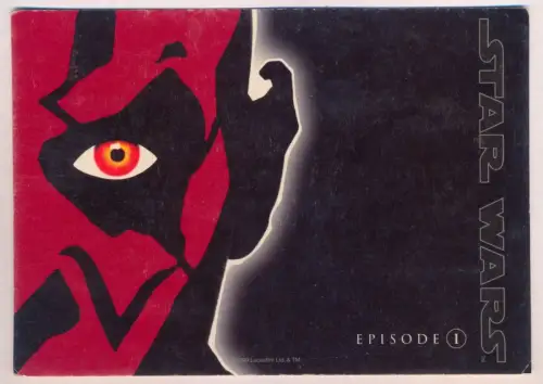 ÄLTERE POSTKARTE STAR WARS EPISODE 1 DIE SAGA BEGINNT AM 19.08.199 George Lucas Edgar Ansichtskarte postcard cpa AK