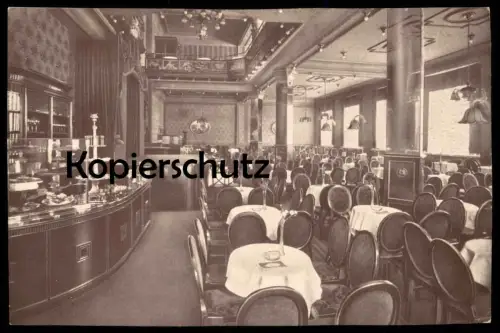 ALTE POSTKARTE CHEMNITZ INNERES EINER GASTSTÄTTE GASTHOF RESTAURANT 1927 AK Ansichtskarte postcard cpa