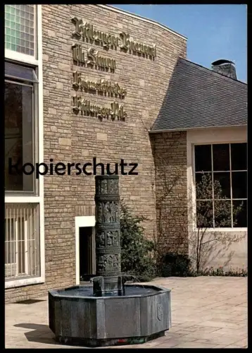 ÄLTERE POSTKARTE BITBURG SÜDEIFEL BIERBRUNNEN TH. SIMON Brunnen fontaine fountain Bitburger Pils beer postcard cpa AK