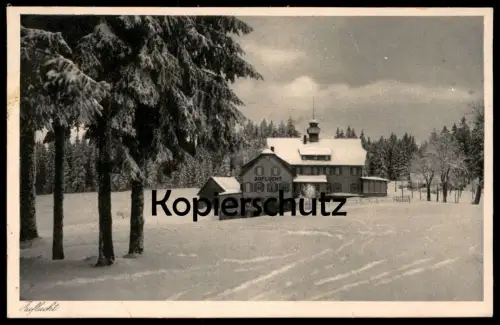 ALTE POSTKARTE KURHAUS UND WINTERSPORTPLATZ ZUFLUCHT FREUDENSTADT SCHMELZLE Baden-Württemberg Ansichtskarte postcard cpa