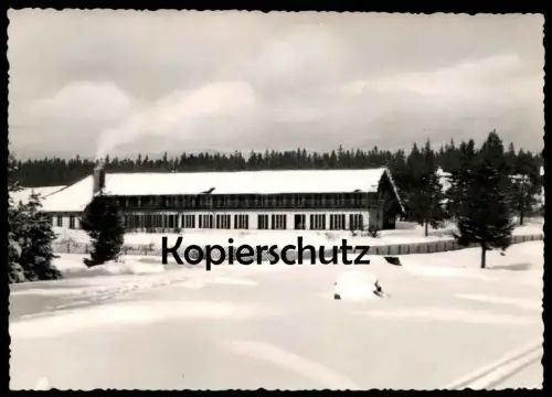 ÄLTERE POSTKARTE GEYER WINTER SCHNEE ERZGEBIRGE JUGENDHERBERGE ADOLF HENNECKE Ansichtskarte AK postcard cpa