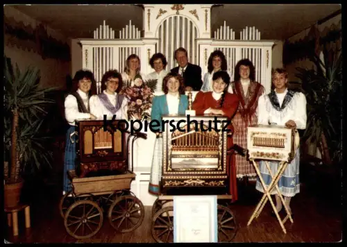 ÄLTERE POSTKARTE 30 JAHRE RAFFIN ORGELBAU ÜBERLINGEN ORGAN L'Orgue de Barbarie Orgel Drehorgel Ansichtskarte AK postcard