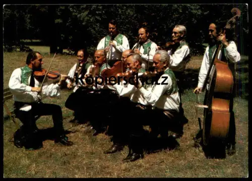 ÄLTERE POSTKARTE SLOWAKISCHE MUSIKKAPELLE GEIGER GEIGE VIOLINE violon violin Kapelle Streicher Ansichtskarte postcard AK