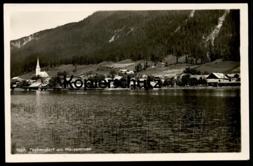 ALTE POSTKARTE TECHENDORF AM WEISSENSEE KÄRNTEN 1935 Österreich Austria Autriche postcard Ansichtskarte AK cpa