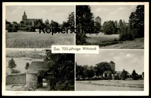 ALTE POSTKARTE DAS 700-JÄHRIGE WITTSTOCK DOSSE Brandenburg Ansichtskarte AK postcard cpa
