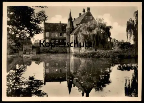 ALTE POSTKARTE MÜNSTER ROXEL BURG HÜLSHOFF Herren von Schonebeck Annette Droste castle chateau Ansichtskarte postcard AK