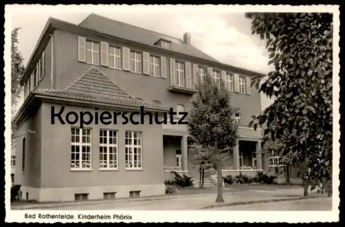 ÄLTERE POSTKARTE BAD ROTHENFELDE KINDERHEIM PHÖNIX Phoenix children's home foyer de enfants Ansichtskarte postcard cpa
