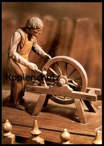 ÄLTERE POSTKARTE TREBECHOVICKY BETLEM TREBECHOVICE KRIPPE KOLÁR crib Tschechische Republik Ceska Cesko Holzschnitzerei