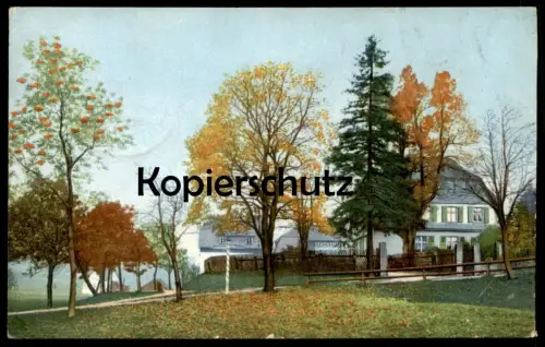 ALTE POSTKARTE REHEFELD HEIM JÄGERHOF SACHSEN PHOTOCHROMIE Nenke & Ostermaier Ansichtskarte postcard AK cpa