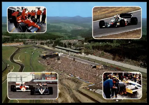 ÄLTERE POSTKARTE NÜRBURGRING RENNTAG Ferrari Rennen Car Racing Formel 1 formula Boxenstopp Ansichtskarte AK cpa postcard