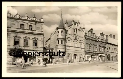 ÄLTERE POSTKARTE HAVLICKUV BROD DUM Rude Pravo Administrace Knizni Novinky Ceska Ansichtskarte AK postcard cpa