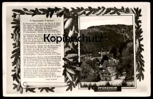 ALTE POSTKARTE KUPFERHAMMER DIE PFORTE DES SCHWARZWALDES HEIMAT WELTPLATZ FÜR SCHMUCK Ansichtskarte cpa AK postcard