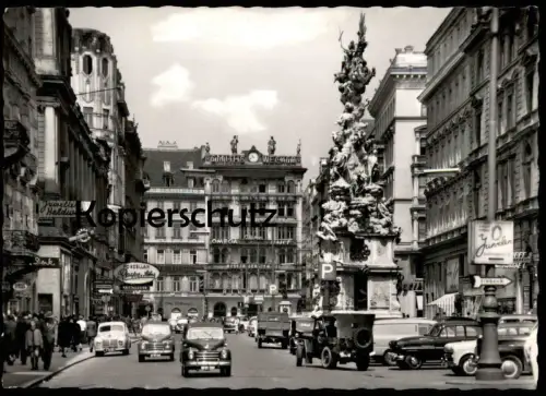 ÄLTERE POSTKARTE WIEN GRABEN WERBUNG JUWELEN jewels joyau Omega AUTO Autos Jeep car cars postcard Ansichtskarte cpa AK