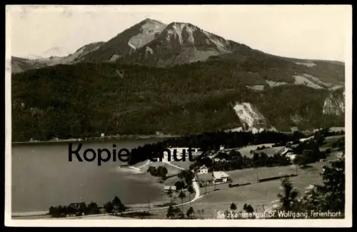 ALTE POSTKARTE FERIENHORT ST. WOLFGANG 1928 SALZKAMMERGUT ÖSTERREICH Ansichtskarte AK cpa postcard