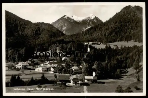 ALTE POSTKARTE JACHENAU 1938 BAYRISCHES HOCHGEBIRGE BAYERN Ansichtskarte AK cpa postcard