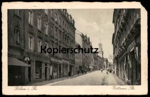 ALTE POSTKARTE LÖBAU ZITTAUER STRASSE SÜDFRÜCHTE CLARA BUHN Sachsen Ansichtskarte AK cpa