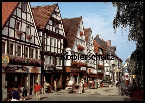 ÄLTERE POSTKARTE DETMOLD SCHÜLERSTRASSE BROTKÖRBCHEN BÄCKEREI A. KöLLER AK Ansichtskarte postcard cpa