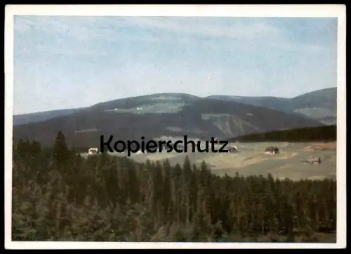 ALTE POSTKARTE BOHNWIESENBAUDE UND FUCHSBERG IM RIESENGEBIRGE SUDETENGAU nezka Sniezka Krkonose Karkonosze Sudeten cpa