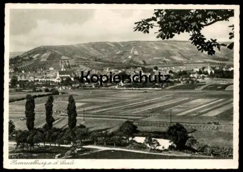 ALTE POSTKARTE HAMMELBURG AN DER SAALE PANORAMA GESAMTANSICHT TOTALANSICHT TOTAL AK cpa postcard Ansichtskarte