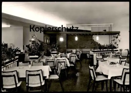 ALTE POSTKARTE STUTTGART SCHREMPP CAFÉ INNENANSICHT Ansichtskarte AK cpa postcard