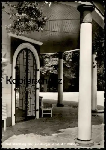 ALTE POSTKARTE BAD MEINBERG AM TEUTOBURGER WALD AM BRUNNEN bath Ansichtskarte postcard cpa AK