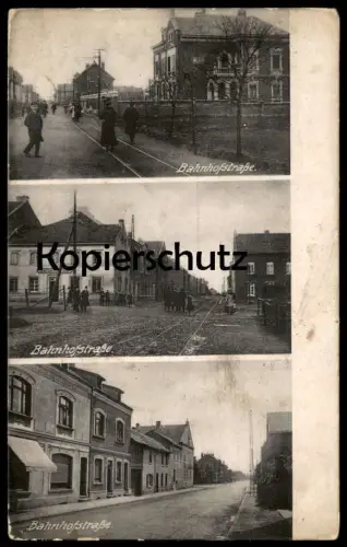 ALTE POSTKARTE MARIADORF BAHNHOFSTRASSE ALSDORF Gleise AK cpa Ansichtskarte postcard