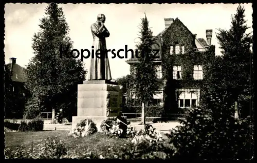 ÄLTERE POSTKARTE ENSCHEDE DR. ALPHONS ARIENS MONUMENT Nederland Netherlands Niederlande Holland Pays-Bas cpa postcard