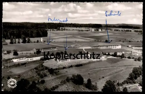 ÄLTERE POSTKARTE ALTENSTEIG JUGENDDORF 1958 LUFTBILD TOTALANSICHT TOTAL postcard cpa AK Ansichtskarte