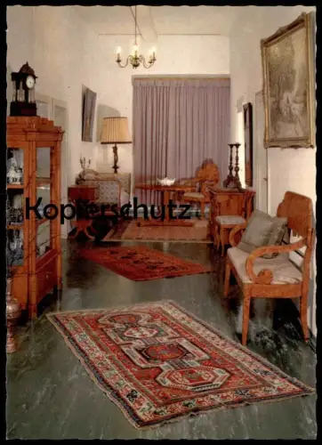 ÄLTERE POSTKARTE LENZKIRCH SCHWARZWALD HOTEL ADLER POST G. RAUTH EIGENER PARKPLATZ Teppich Uhr Ansichtskarte AK postcard