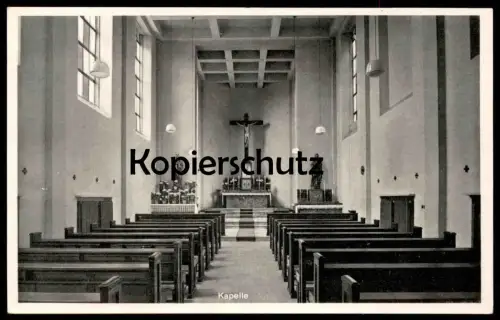 ALTE POSTKARTE PADERBORN KRANKENHAUS DER BARMHERZIGEN BRÜDER KAPELLE Barmherzige Brüder Hospital Ansichtskarte postcard