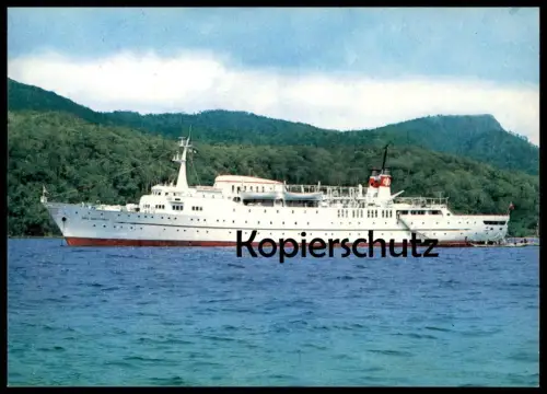 ÄLTERE POSTKARTE MS DONA MONTSERRAT KREUZFAHRTSCHIFF Schiff Motorschiff ship bateau Ansichtskarte AK cpa postcard