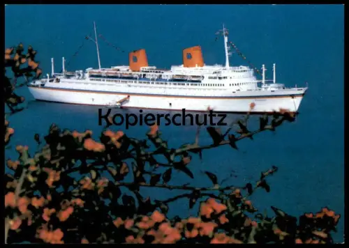 2 X ÄLTERE POSTKARTE MS EUROPA KREUZFAHRTSCHIFF Hapag Lloyd Schiff Motorschiff ship bateau cpa postcard