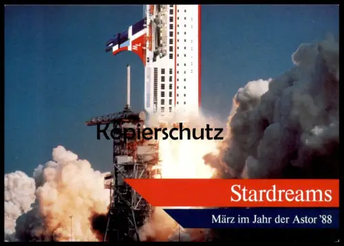 ÄLTERE POSTKARTE MS ASTOR 88 STARDREAMS KREUZFAHRTSCHIFF HADAG CRUISE LINE Schiff Motorschiff ship Rakete Canaveral cpa