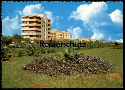 ÄLTERE POSTKARTE JEDDAH AEROPORT AIRPORT AVENUE SAUDI ARABIA Dschidda Saudi Arabien cpa Ansichtskarte postcard AK