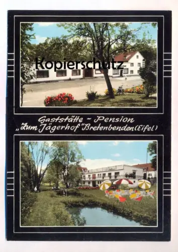 ALTE POSTKARTE ZUM JÄGERHOF BREITENBENDEN BEI MECHERNICH DRUCKFEHLER BRETENBENDEN EIFEL cpa Ansichtskarte postcard AK